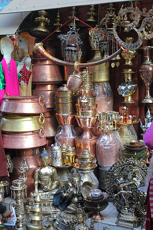 Metal work in Patan, Nepal