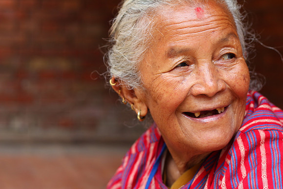 Yarn spinner Bhaktapur Nepal 7