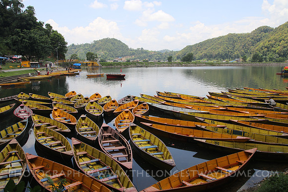 Boating at Begnas Lake in Pokhara Boating at Begnas Lake in Pokhara