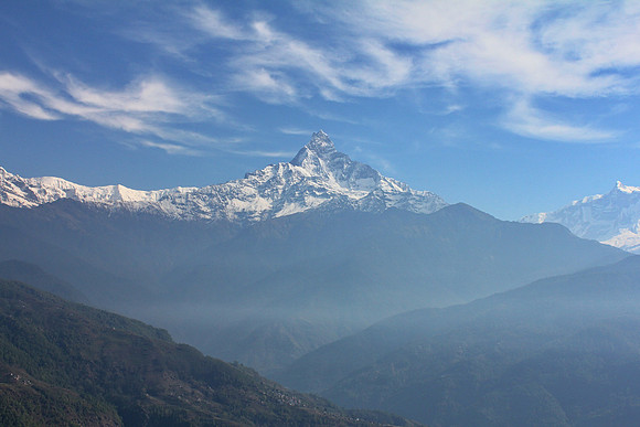 View of Machapuchare from Dhampus