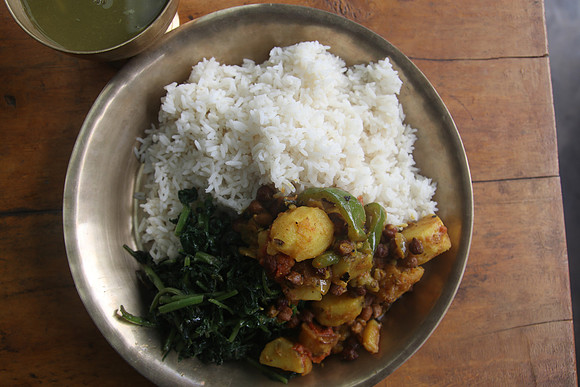 Dal Bhat is the best trekking meal