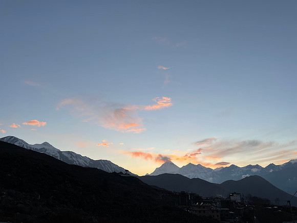 Sunrise on the Thorong La Pass