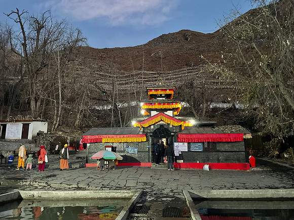 The temple of Muktinath, known as 'the lord of liberation'