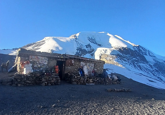 Tea houses on the way to Thorong La Pass