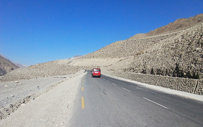 The road after Kagbeni