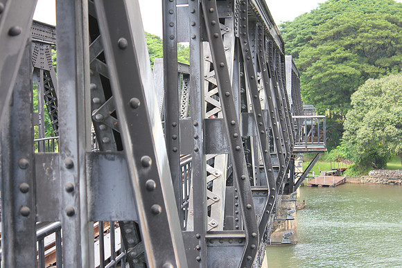 Bridge over river Kwai, Kananchanaburi, Thailand 156