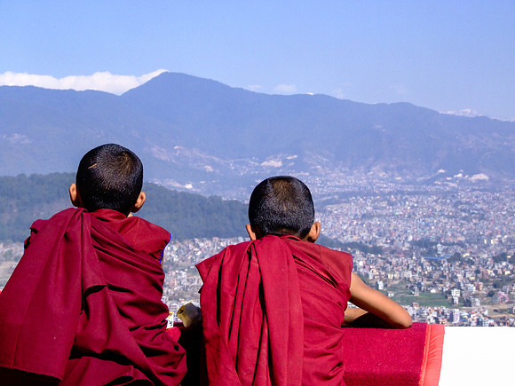 Young Monks in Nepal