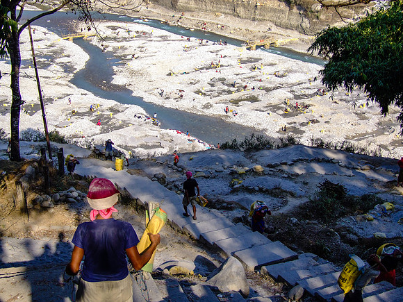 River Seti in Pokhara Nepal