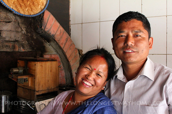 Vijaya Gurung and his wife Kamala