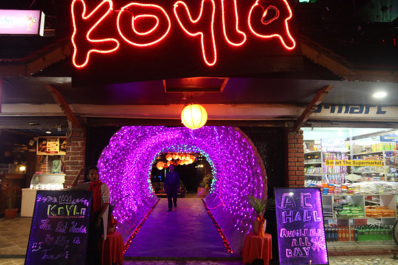Nepali style bar Lakeside in Pokhara 70