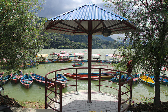 New shelters along the lake in Pokhara 49