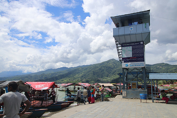 Watch tower along Lakeside in Pokhara 56