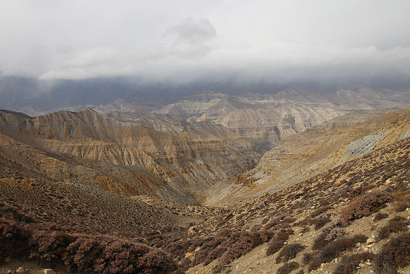 Tange to Chhuksang - Upper Mustang Trek 19