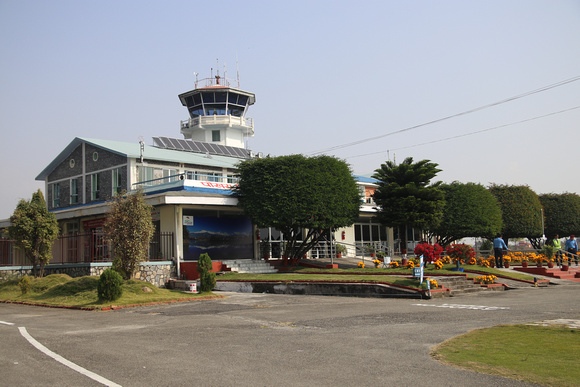 Flight from Jomson to Pokhara 1