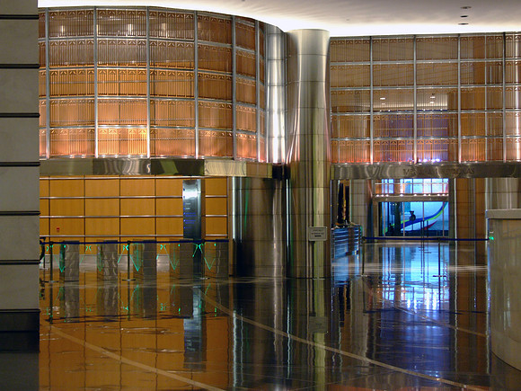 Inside Petronas at night