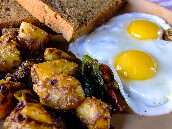 Hash brown breakfast pokhara