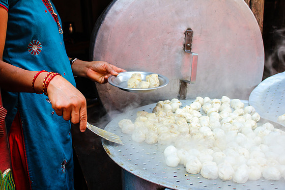 Momos locally made in Nepal 2