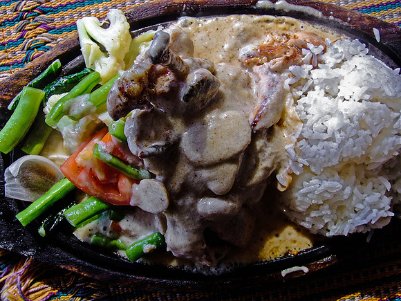Chicken sizzler from Nepal