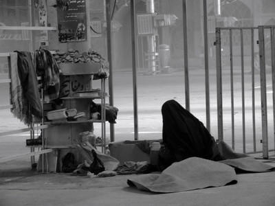 Alone in the Mosque - Iran_resize