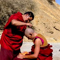 Monk Head Shaving - Tibet