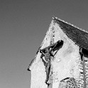 Cross on Castle - Romania