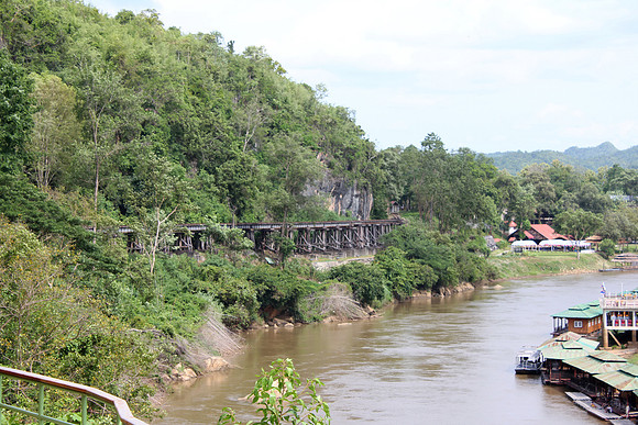 Bridge over river Kwai, Kananchanaburi, Thailand 80