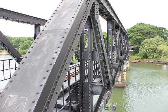 Bridge over river Kwai, Kananchanaburi, Thailand 88