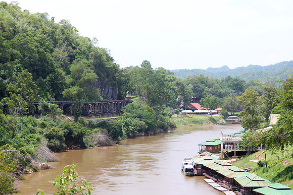 Bridge over river Kwai, Kananchanaburi, Thailand 29