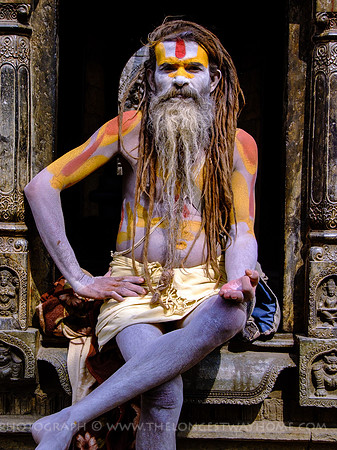 A Sadhu holy man at Shivaratri Nepal www.thelongestwayhome.com 1