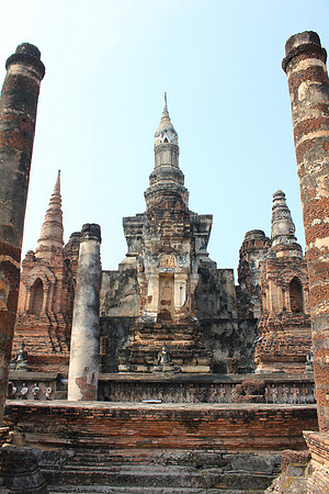 Wat Mahathat, Sukothoi, Thailand 9_1_resize